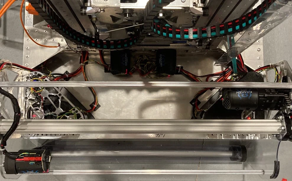Elevator assembly and cable routing